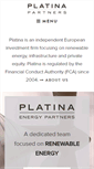 Mobile Screenshot of platinapartners.com